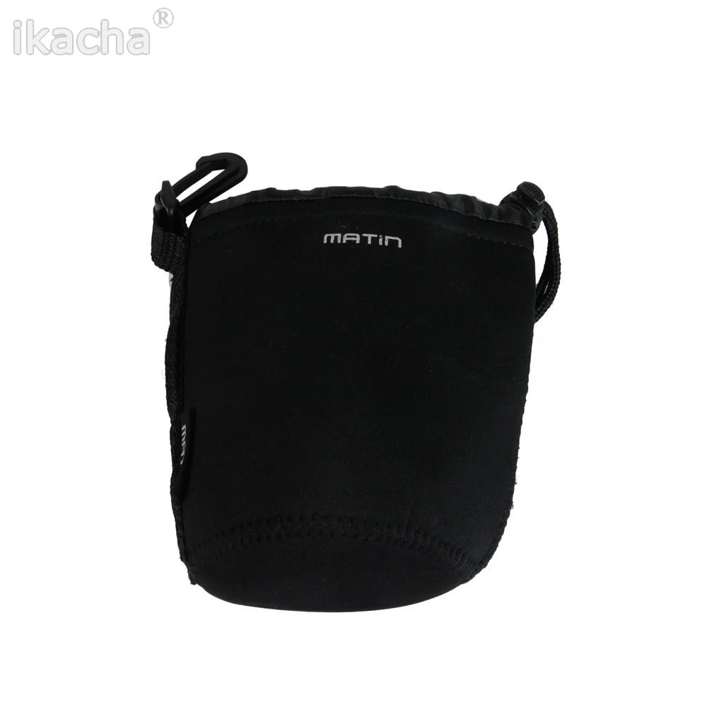 Universal Medium Matin Neoprene Soft Video Camera Lens Pouch Bag Case For Canon Nikon Sony M Size