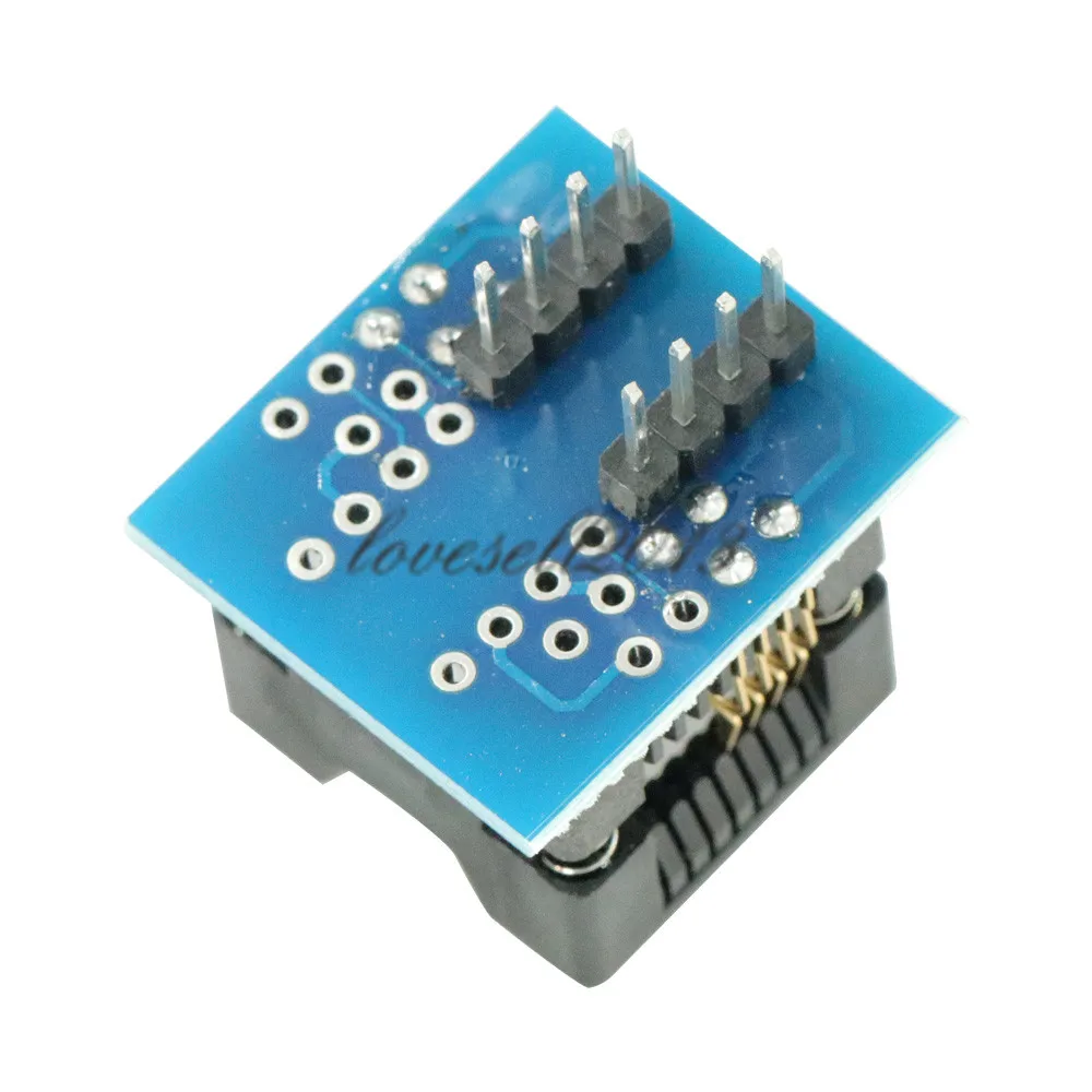 150mil SOIC8 SOP8 to DIP8 EZ Programmer Adapter Socket Converter Diy Kit Electronic PCB Board Module