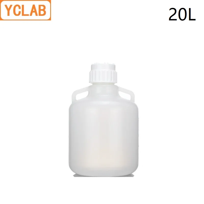 YCLAB 20L PP Plastic Bucket Liquid Storage Barrel Can be Sterilized at 121 Degrees and High Pressure ( Lid Needs to be Opened )