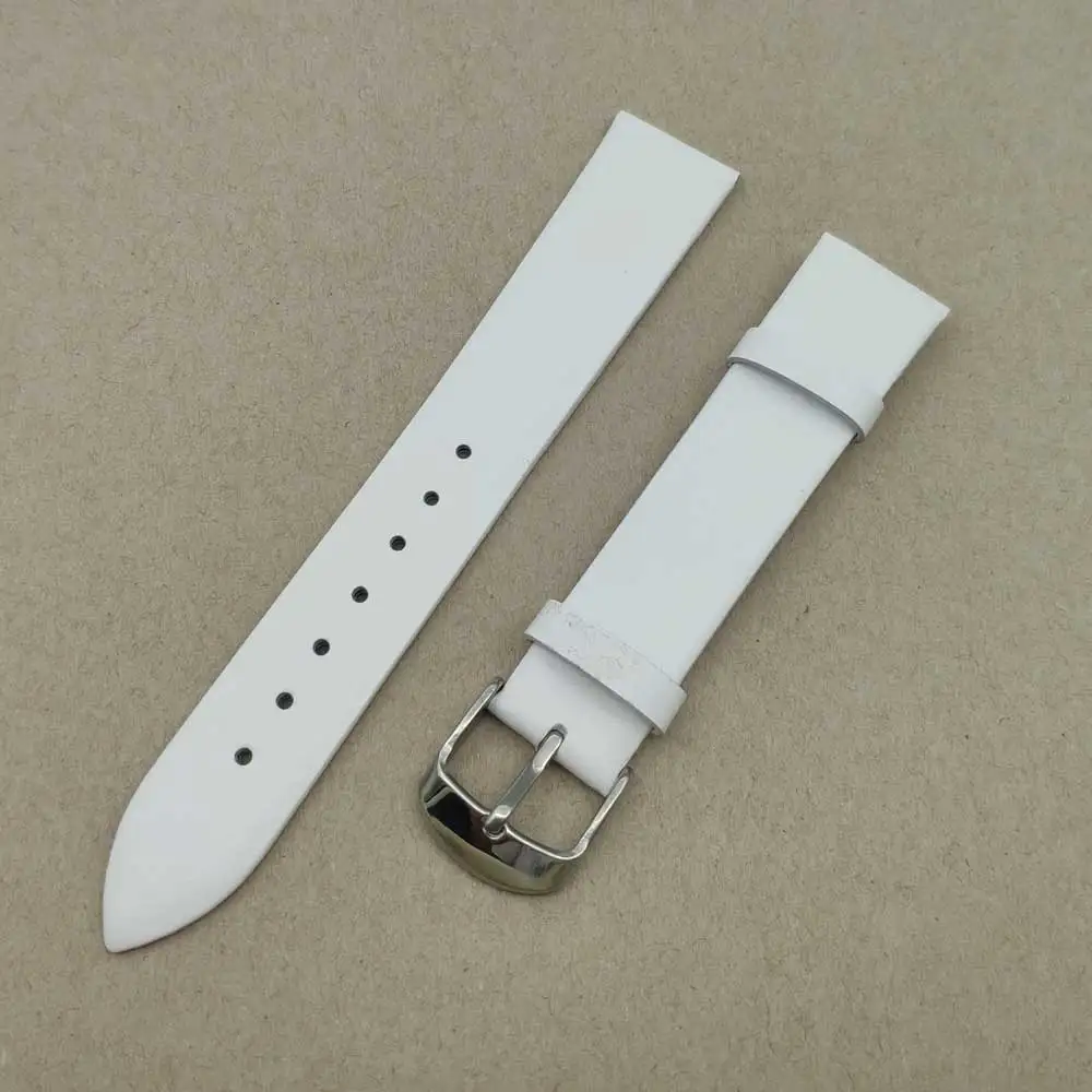 1PCS 12MM 14MM 16MM 18MM 20MM 22MM smooth grain genuine leather (cow split) watch band watch strap men and women straps WS0119