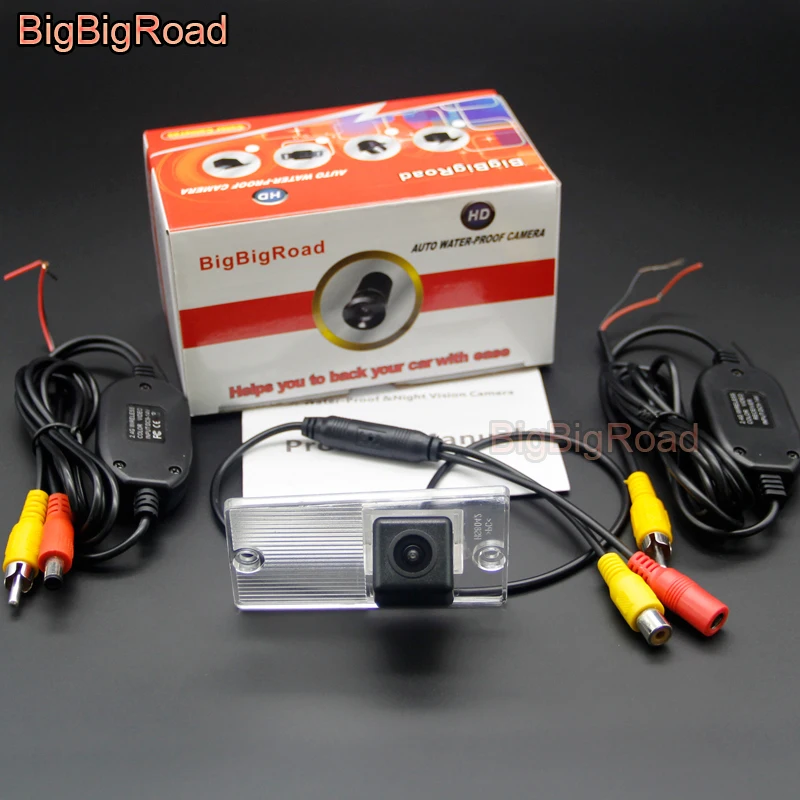 BigBigRoad سيارة الرؤية الخلفية وقوف السيارات كاميرا CCD لكيا سبورتاج KM 2004-2010 / Naza Sorento MK1 2003-2008 للرؤية الليلية مقاوم للماء #6