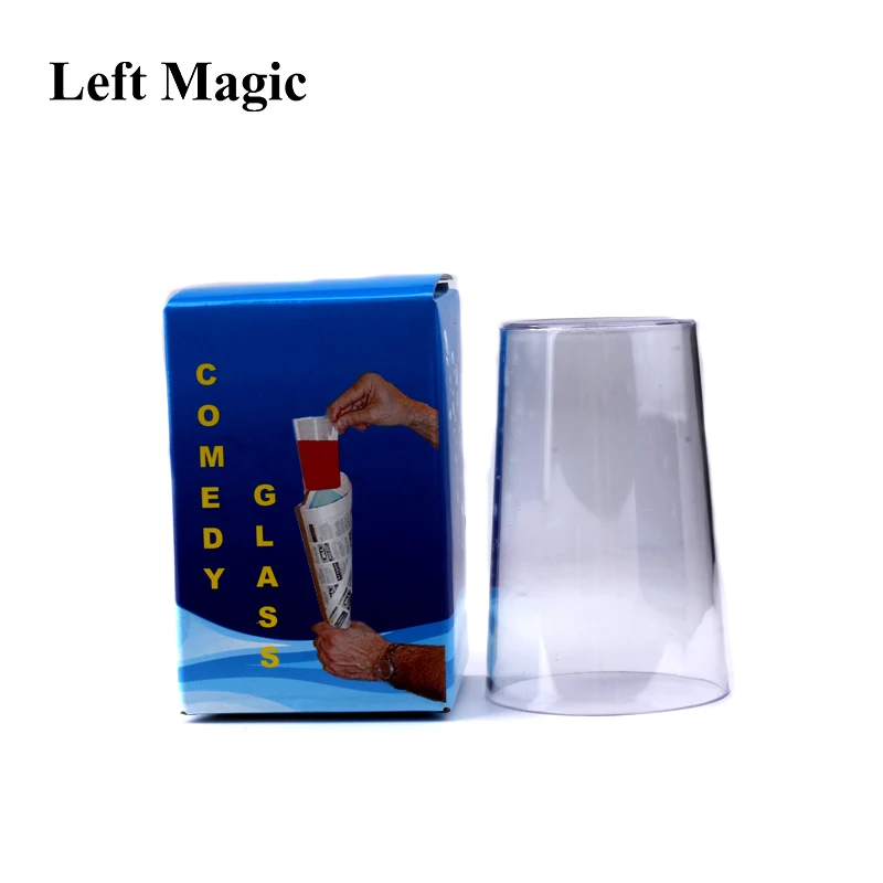 Comedy Glass In Paper Cone-Magic Tricks Comedy Stage Gimmick Accessories Mentalism Funny Illusion Magic Props