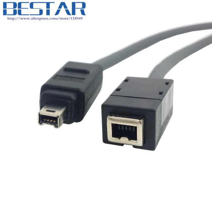 Firewire 400 IEEE 1394 1394A IEEE1394 4Pin Male to Female Extension Cable Lead 50cm 0.5m