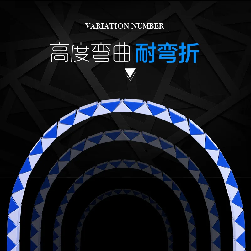 Original 144 Sections Magic cube Snake Ruler Magic Snake Twist Puzzle Hot Selling 144 Segments Professional Educational Kid toys