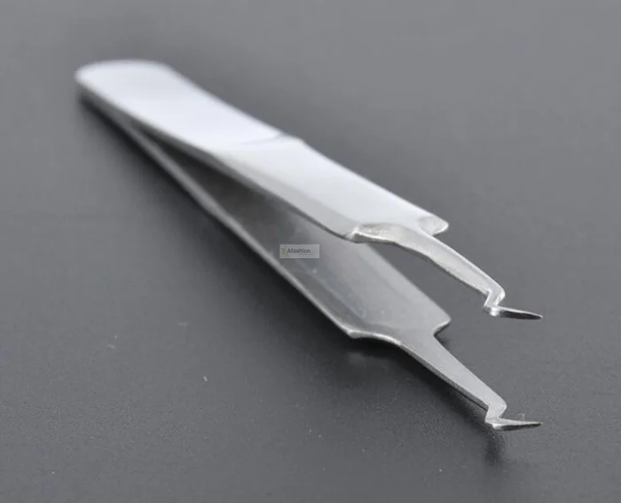 스테인레스 스틸 여드름 바늘 얼굴, 이지 홀드 블랙헤드 제거 족집게, 페이셜 케어 뷰티 수리 도구, 1 개