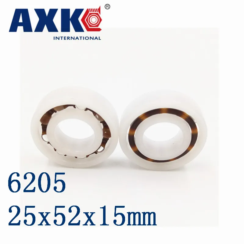 2023 Rolamentos Rodamientos Thrust Bearing Axk 6205 Pom (10pcs) Plastic Ball Bearings 25x52x15mm Glass Balls 25mm/52mm/15mm