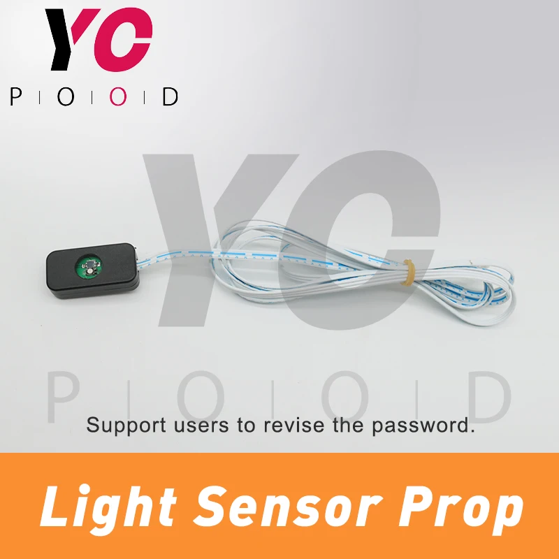 Light Sensor Prop Real Room Escape Game Use laser flashlight or torch strong light to shoot the light sensor to unlock   YOPOOD