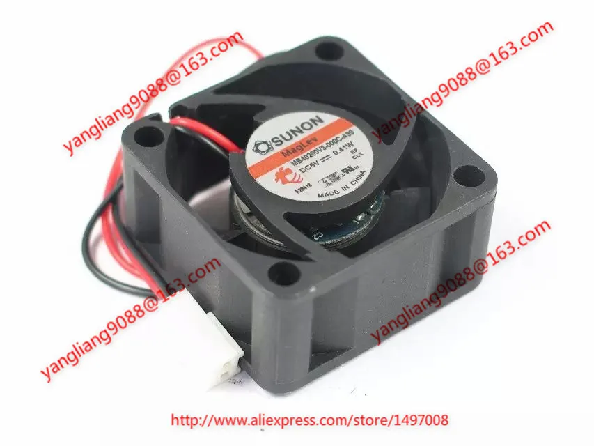 

SUNON MB40200V3-000C-A99 DC 5V 0.41W 40x40x20mm Server Cooling Fan