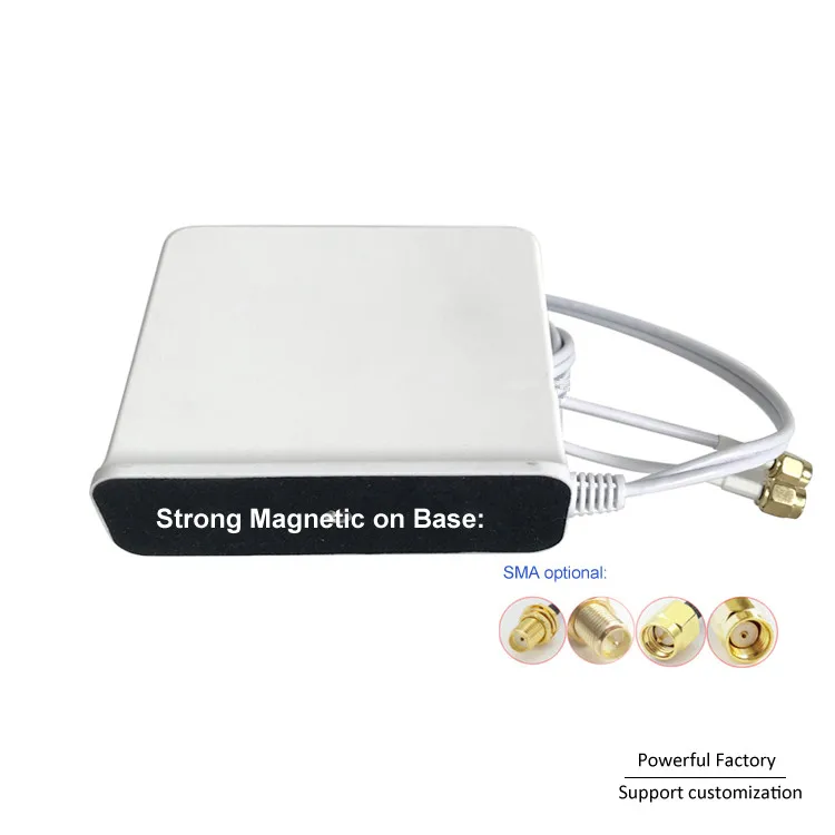 Base magnética Omni para interiores, 698-2700Mhz, Lte, Wifi, antena Mimo 2x2, 4G