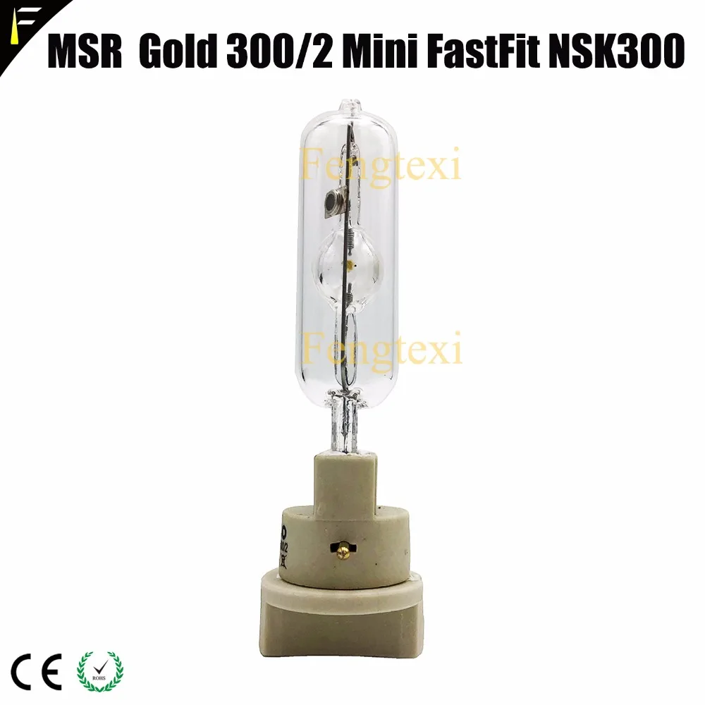 FX Fast Fit MSR Gold 300/2 MiniFastFit  Replacement MSD300 Stage Moving Head Beam Lamp Bulb NSK G 300/2 mini or HSD 300w/80/P28W