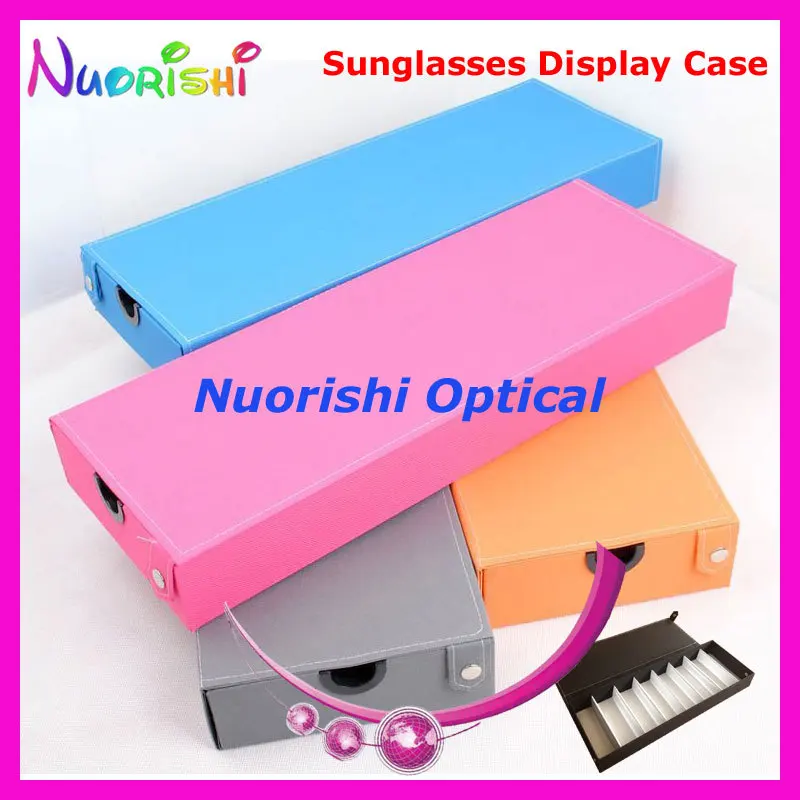 

A628-8S Five Colors Oxford Cloth Eyeglasses Eyewear Sunglasses Glasses Storage Display Box Case Tray free shipping