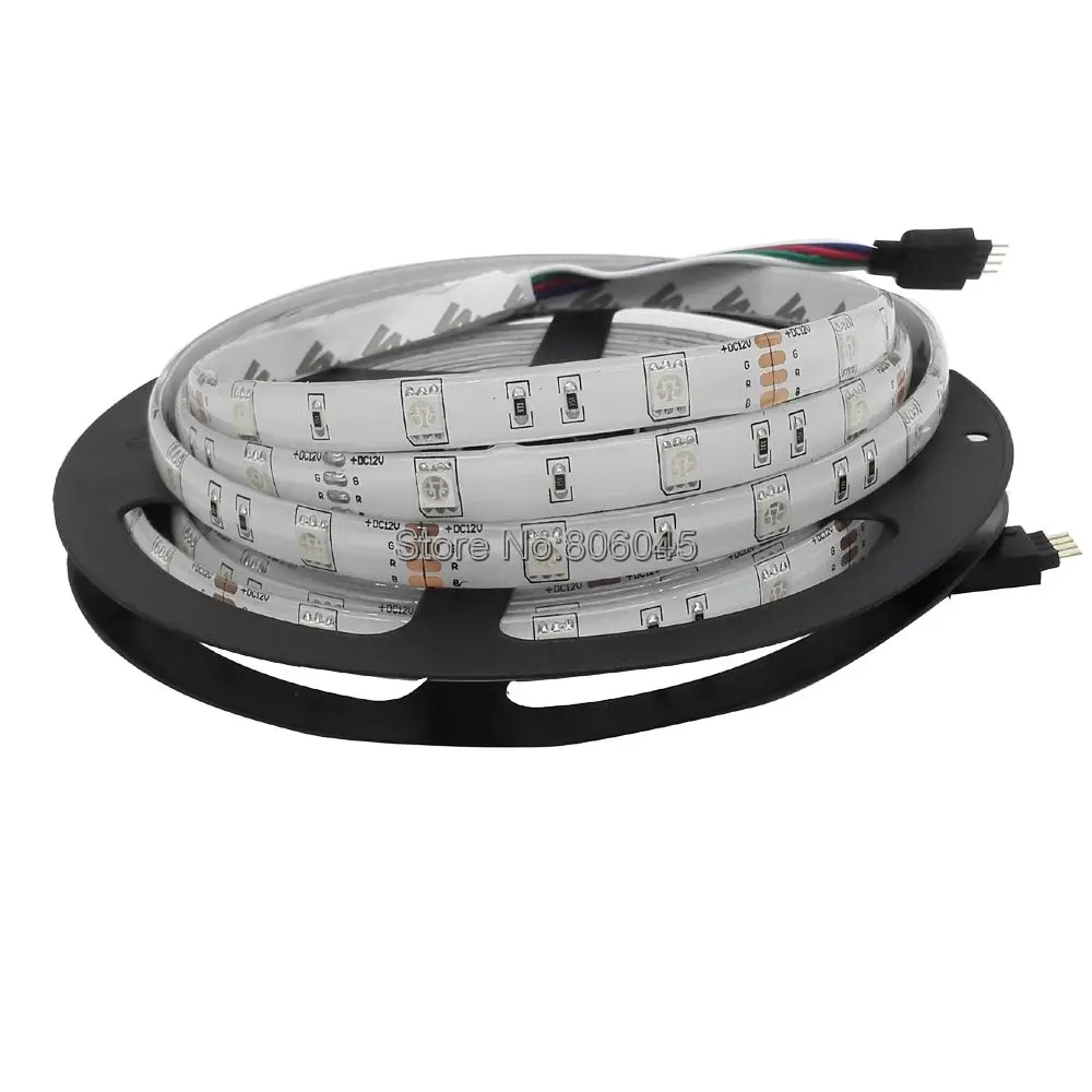 5m 12V DC SMD 5050 LED Strip Light 30LED/M 150LEDs IP20 IP65 Waterproof Ribbon White Warm White 5050 RGB Flexible LED Stripe