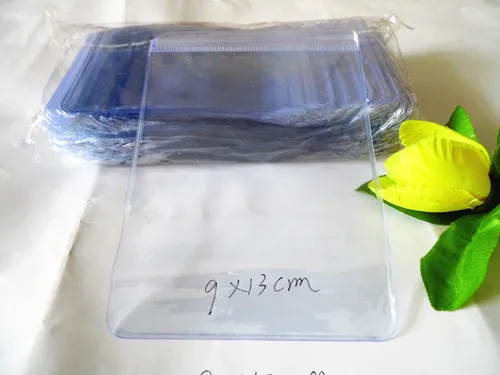 9*13cm Clear PVC Jewelry Bag Self Sealing Zip Lock Anti-oxidation Antitarnish Bag 200pcs/lot Free shipping