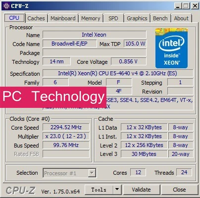 Imagem -02 - Intel Xeon Versão Qmp Original Cpu e5 4640v4 2.10ghz 12-core E54640v4 30mb Smartcache 105w e5 4640 segundo