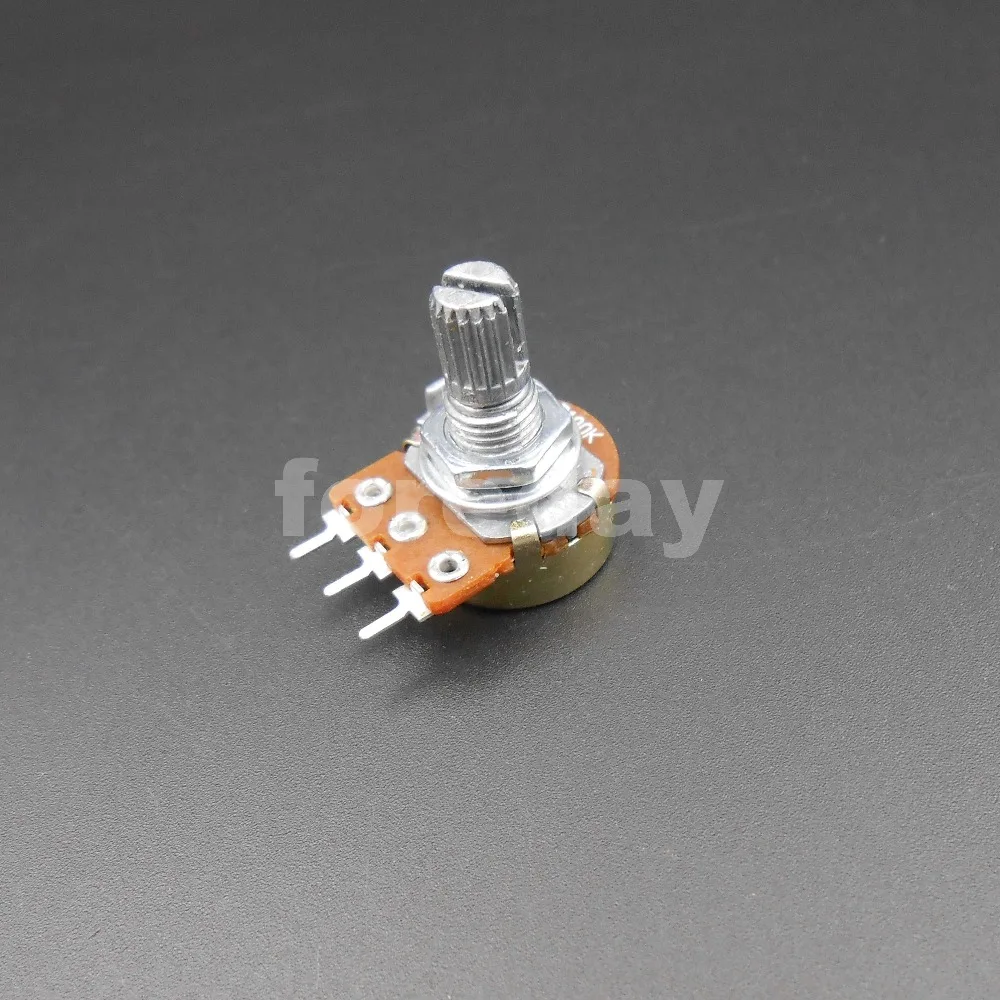 100PCS X NEW HQ WH148 B 1K 2K 5K 10K 20K 50K 100K 250K 500K 1M ohm Linear Taper Rotary Potentiometer Panel pot 3 Pins *FD666-675