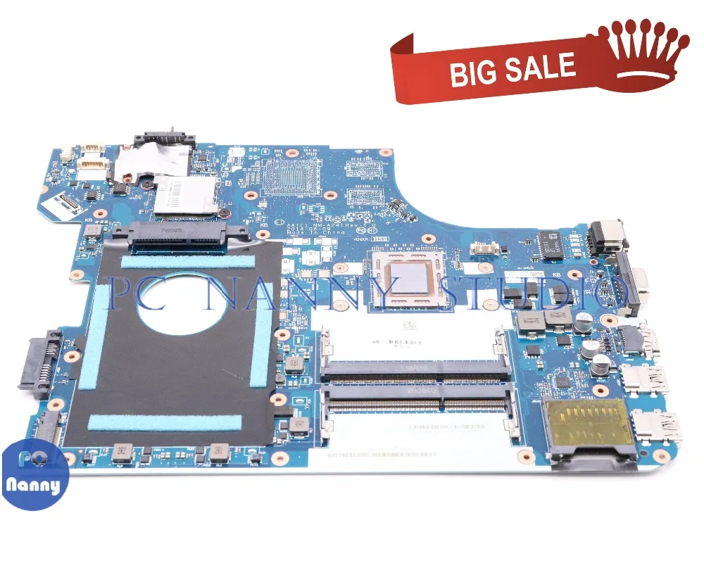 Placa-mãe para computador, testada, para lenovo ideapad e555