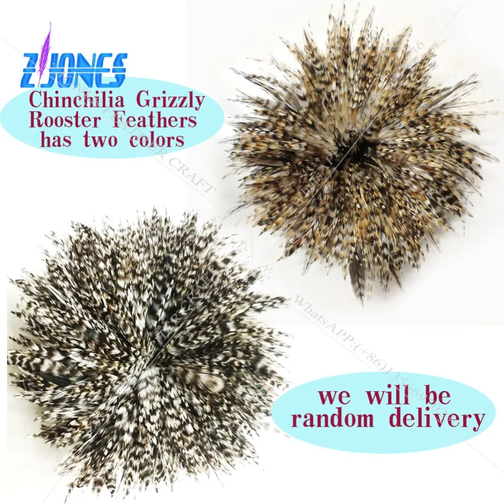 900pcs 10-15cm natural color grizzly stripe chicken rooster plumage feathers trim for jewelry Craft making bulk sale