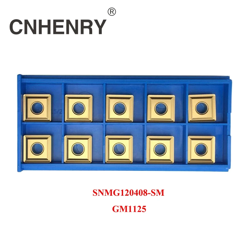 

SNMG 120408-SM GM1125 CNC Cutting Tools Indexable Cemented Carbide Inserts Tungsten Carbide Turning Inserts SNMG for Steel