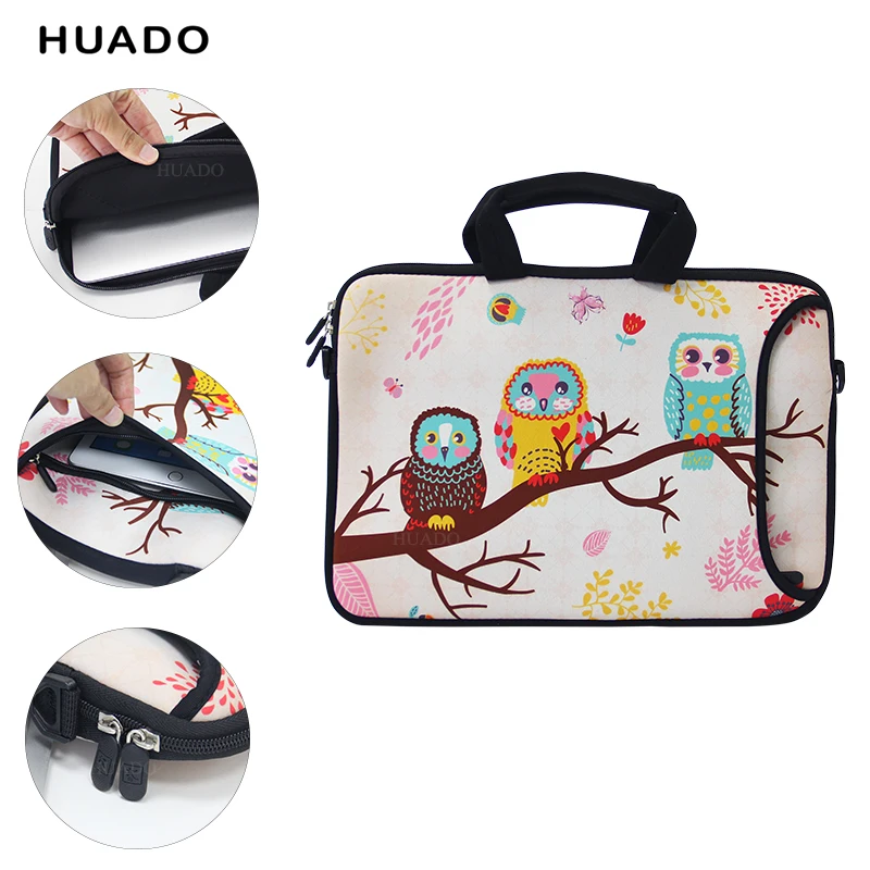 Customized Laptop bag 15.6 with shoulder straps for xiaomi air/macbook air/pro/hp/asus 13.3 14 17 neoprene Laptop messenger bag