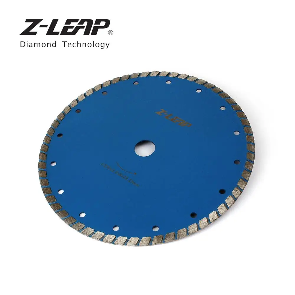 

Бриллиантовое полотно для пилы Z-LEAP 9 ", 1 шт., режущий диск для мрамора, гранита, бетона, шлифовальный диск для Зубцов, влажное использование, для угловой шлифовальной машины, полировщика