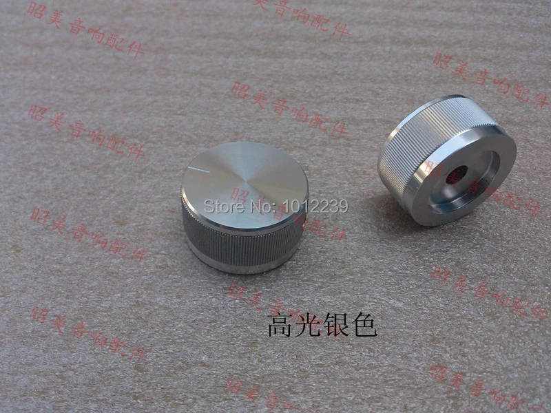 1ชิ้นเส้นผ่าศูนย์กลาง30มิลลิเมตรสูง16มิลลิเมตรอลูมิเนียมที่เป็นของแข็งปุ่มปรับระดับเสียงเสียงเครื่องขยายเสียงลูกบิดมิเตอร์