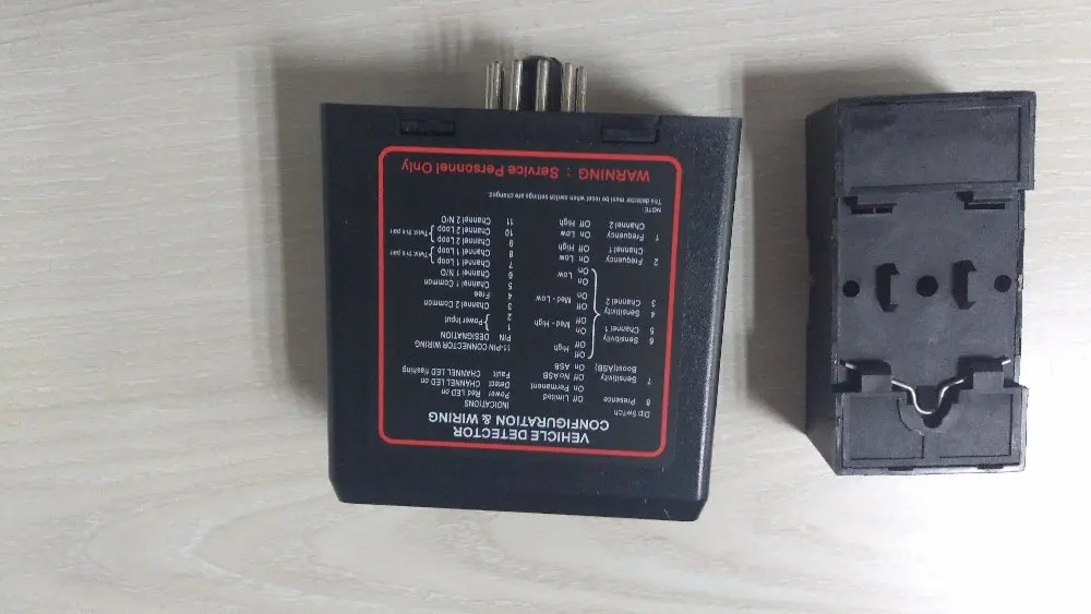 Dual Channel vehicle detector configuration wiring PD230 For Expressway/Highway detector