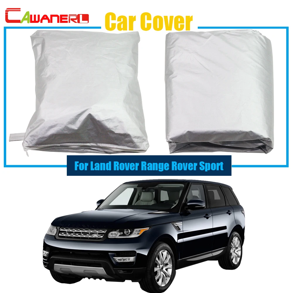 Cawanerl Full Car Cover Anti UV Sun Snow Rain Resistant Protector Cover Dustproof For Land Rover Range Rover Sport