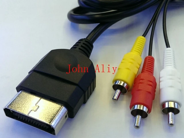 Wholesale new arrive Composite AV Cable RCA Audio Video Cord For Xbox