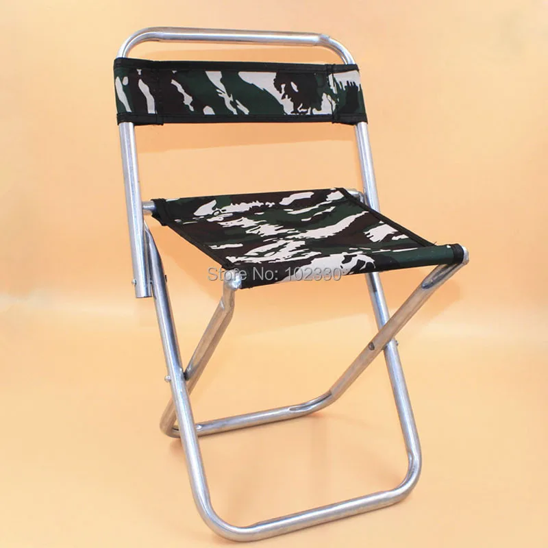 30pcs Portable Collapsible Camouflage Fishing Chair Camping BBQ Stool Folding Extended Hiking Seat Garden Outdoor Furniture