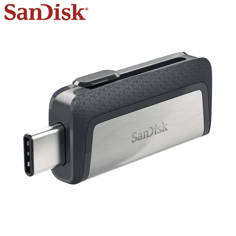 Sandisk 256G 펜드라이브, U 디스크, 듀얼 드라이브, USB 플래시 드라이브, 128GB 메모리 스틱, C타입 OTG USB 3.1, 64GB, 고품질 USB 스틱