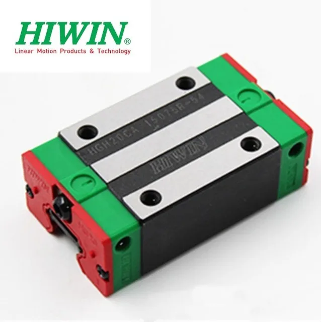 2pcs 100% original HIWIN Linear Guide HGR25 - 1500mm rail + 4pcs HGH25CA narrow carriage block bearings cnc part