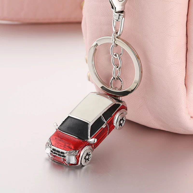 Fashion alloy car key chain pendant charm women handbag crystal pendant small luxury car accessories ysk072 model