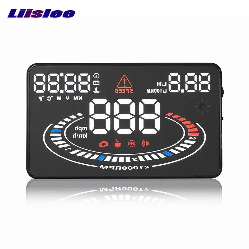 Car HUD Head Up Display For Mercedes Benz Sprinter/Vaneo/Viano/Vito Digital AUTO A8 HUD OBD Reflect Windshield Screen Projector