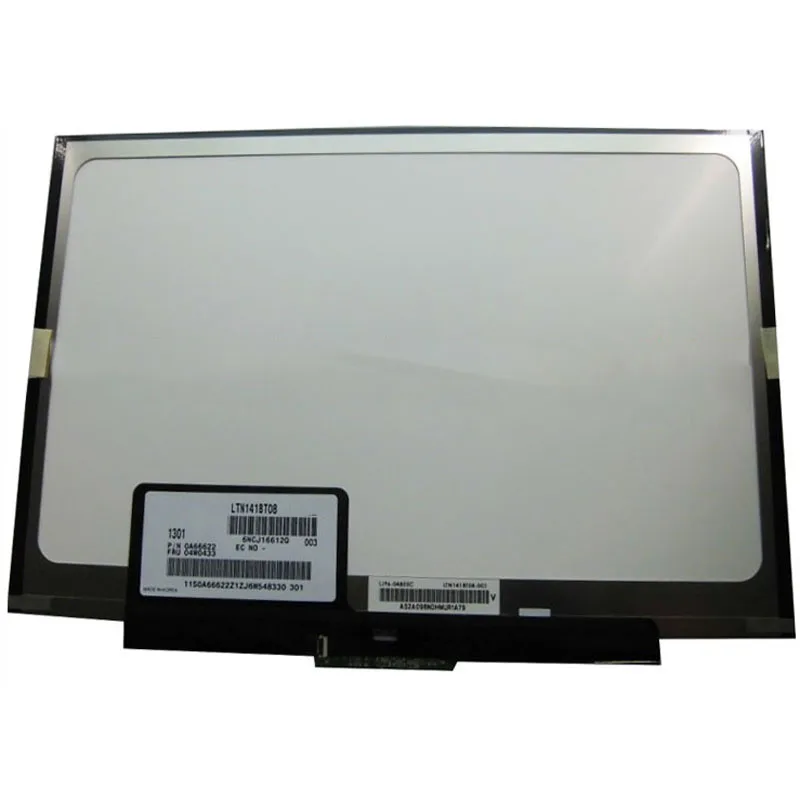 Free Shipping LTN141BT08 LT141DEQ8B00 LCD Screen for IBM Lenovo thinkpad T400S T410S  1440*900 Slim LED PANEL