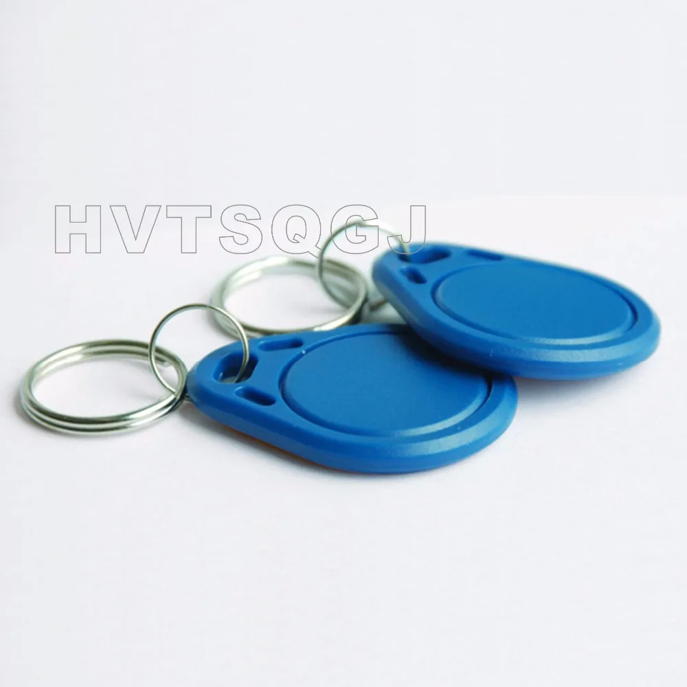100 szt. 13.56MHz RFID IC Keykobs Proximity Smart Card Token Key Chains do systemu kontroli dostępu