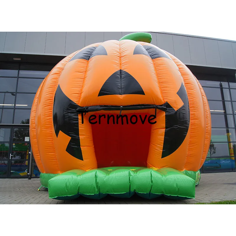 Inflatable ฟักทองฮาโลวีน bouncer สำหรับเด็กและผู้ใหญ่,พอง Moonwalk จัมเปอร์,inflatable air castle แถมฟรี air blower