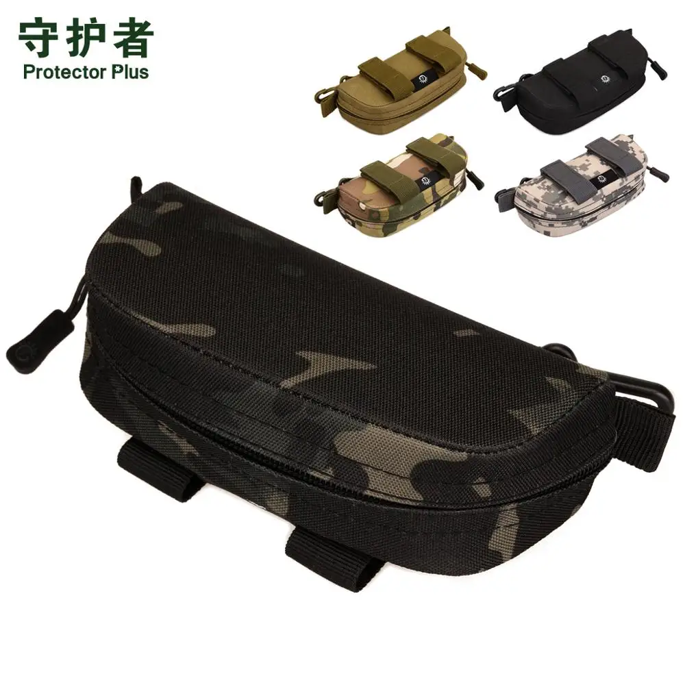 Military Hip Bum Camouflage Glasses Bag Riding Glasses Case Accessory Purse Molle Men Nylon Waist Belt Pack Molle Clutch Bags