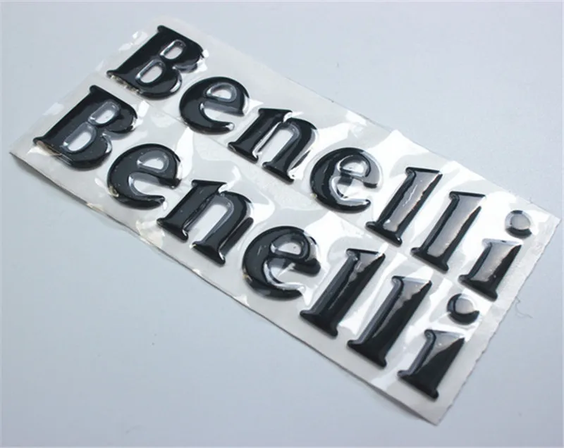 3D Stiker Mobil Sepeda Motor Motor untuk Benelli Stiker Emblem Stiker Meningkatkan Bn600 Tnt600 Warna Hitam