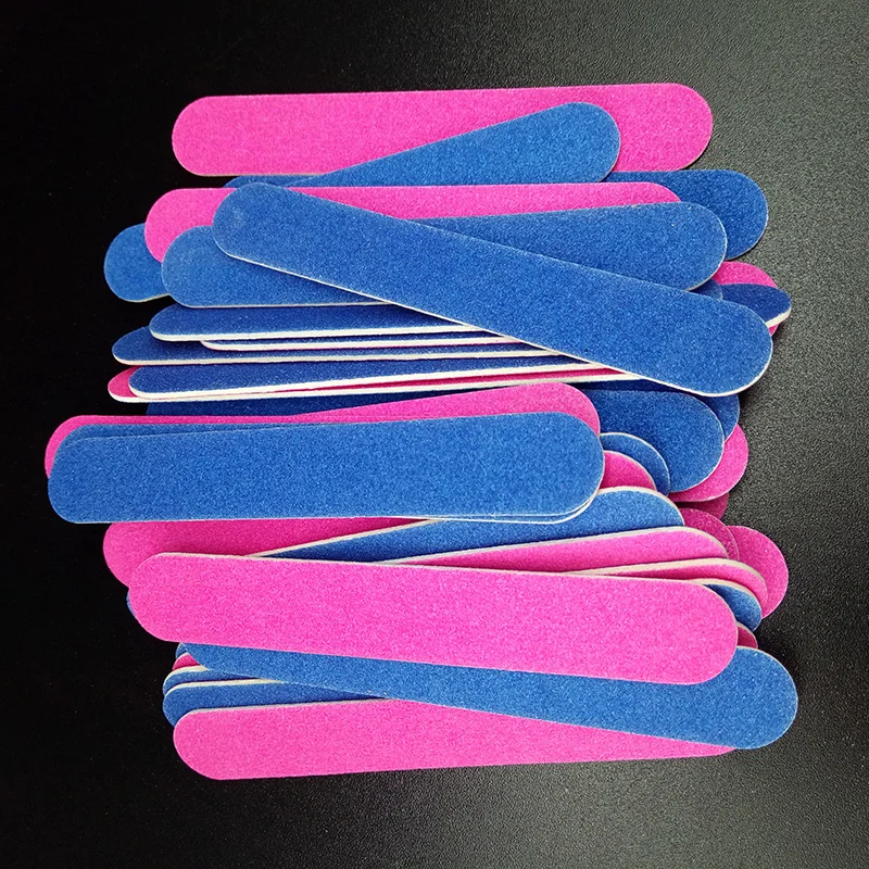 

100PCS!!! Professional Nail Files Grit nail tools colorful fashion wood sandpaper nail file Free Shipping 180/240