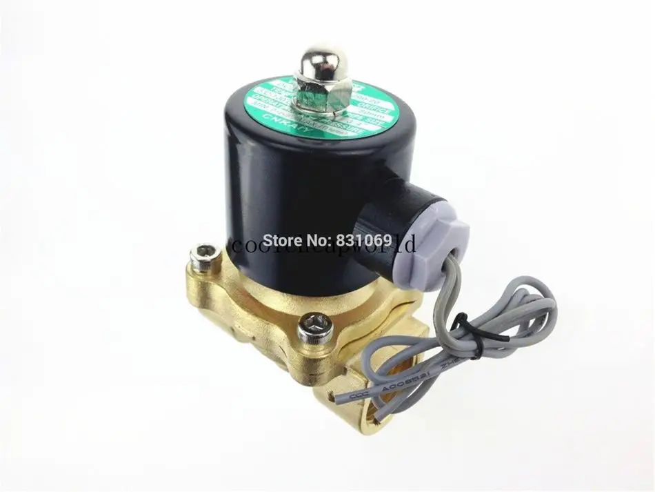 

1piece 220V AC 3/4" Electric Solenoid Valve Water Air N/C NC Normal Close