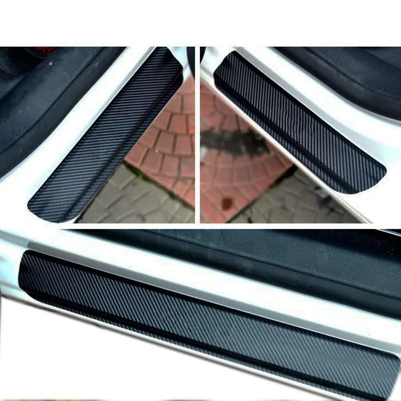 Carbon Fiber Car Door Sill Sticker Anti Scratch None Slip  for Lexus IS ISF GS RX NX RX350 ES IS250 ES350 LX570 CT200 Styling