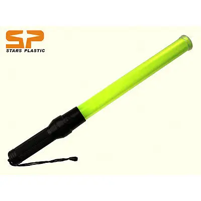 Yellow Copious Traffic Baton Road Warning Bar Staff Glow Stick Lifesaving Stick