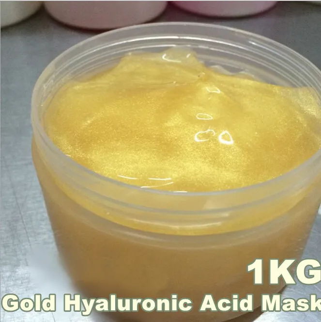 

1KG Gold Hyaluronic Acid Moisturizing Mask Whitening Anti-Aging Agless Skin Care Equipment Beauty Salon Products 1000ML