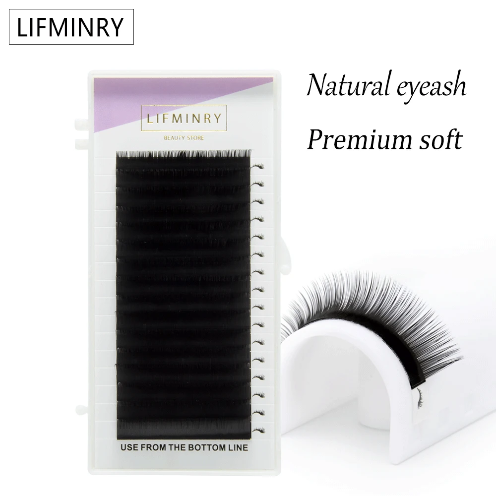 16 lines of imitation ermine eyelashes, professional eyelashes, soft ermine eyelashes extension