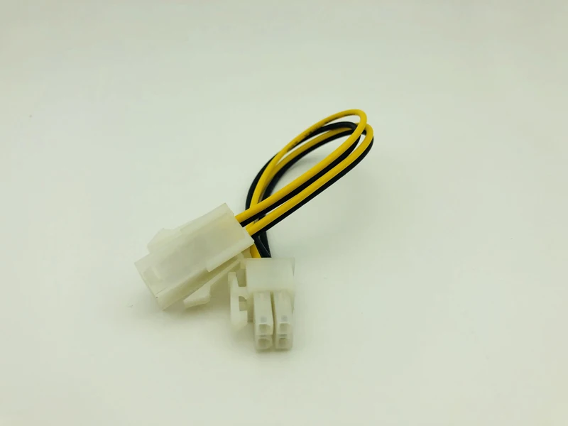 8 بوصة 4 دبوس الذكور إلى 4Pin الإناث ATX PC وحدة المعالجة المركزية امدادات الطاقة تمديد كابل الحبل محول اللوحة P4 الطاقة كابل لسطح المكتب 20 سنتيمتر