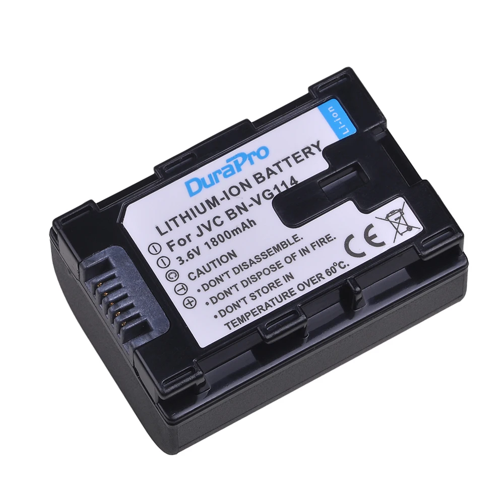 1 Pc 1800 mAh BN-VG114 mld VG114 bateria do JVC GZ-E10 GZ-E100 GZ-E15 GZ-E200 GZ-E208 GZ-E220 GZ-E225 BN-VG107 BN-VG109 baterie