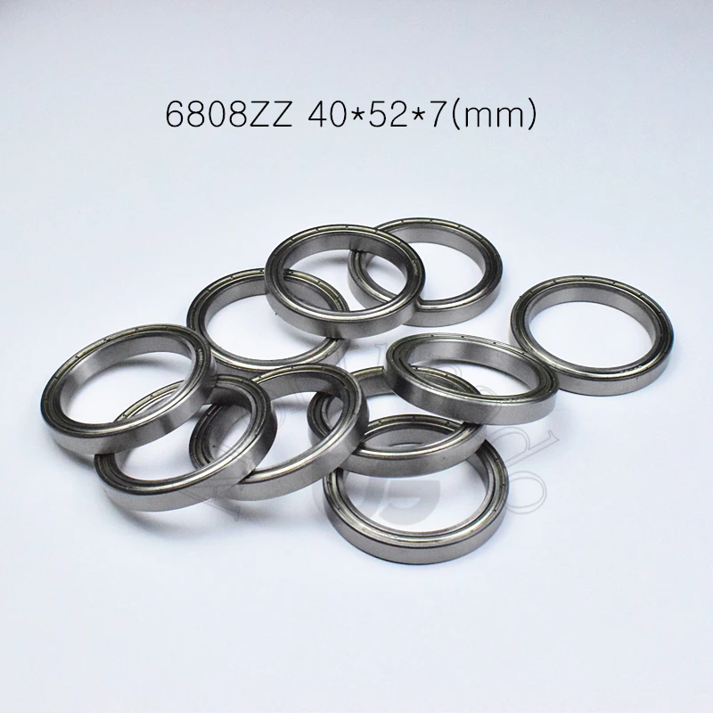 

6808ZZ 40*52*7(mm) 1piece bearing ABEC-5 6808 6808ZZ chrome steel metal sealed bearing Thin wall bearings