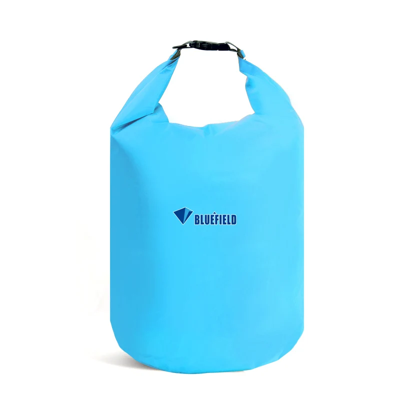 Outdoor 5 Color 10L 20L Waterproof Swimming Bag Camping Rafting Storage Dry Bag with Adjustable Strap Hook