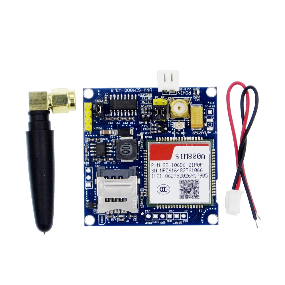 

SIM800A Kit Wireless Extension Module GSM GPRS STM32 Board Antenna Tested Worldwide Store more than 900A