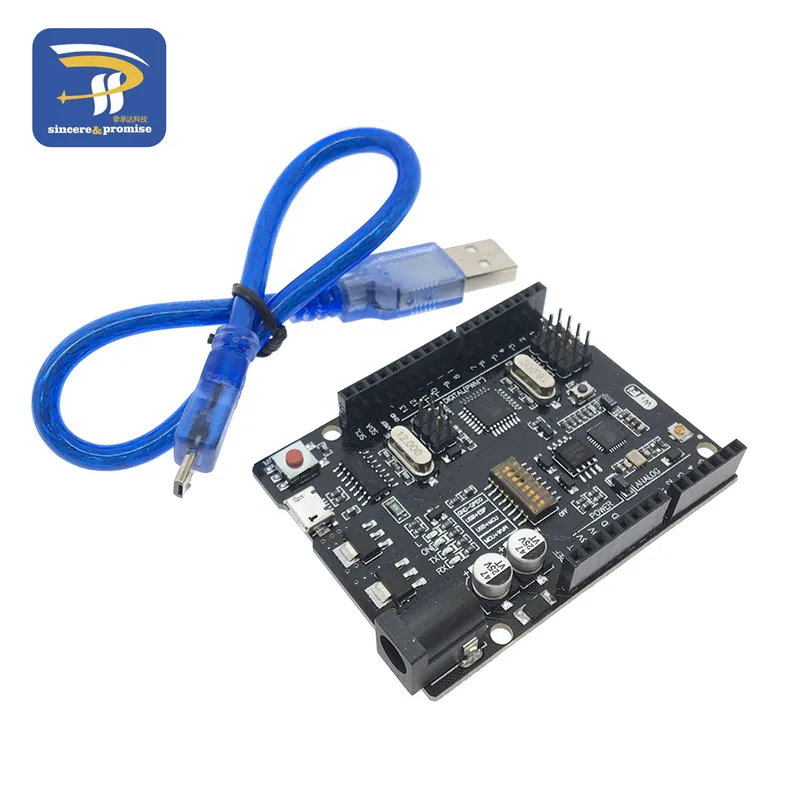 UNO + WiFi R3 ATmega328P + ESP8266 CH340 (32Mb speicher) 6V-9V USB-TTL CH340G Für Arduino NodeMCU WeMos Eine Entwicklung bord – Detail 14